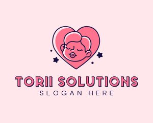 Baby Heart Parenting logo design