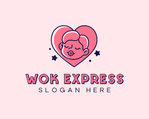 Baby Heart Parenting logo design