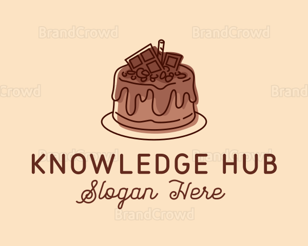 Sweet Chocolate Cake Logo