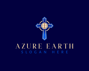 Holy Cross Earth logo design