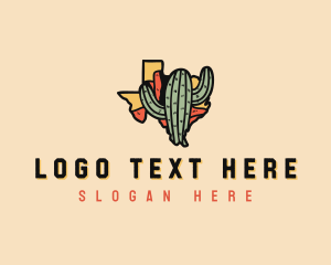 Cactus - Cactus Desert Texas logo design