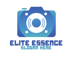 Camera Shop - Blue Audio Photography logo design