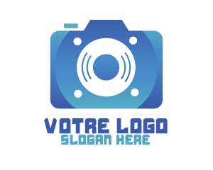 Electronics Boutique - Blue Audio Photography logo design