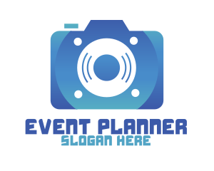 Flash - Blue Audio Photography logo design