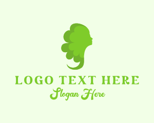 Eco - Natural Woman Beauty logo design