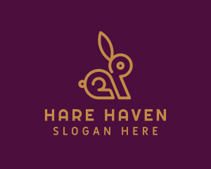 Hare - Golden Hare Advertising logo design