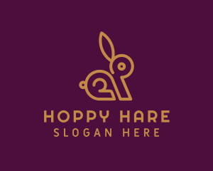 Golden Hare Advertising logo design