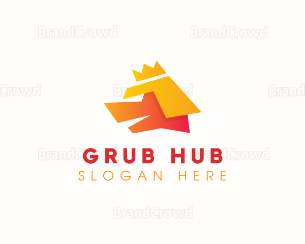 Pet Dog Crown Logo