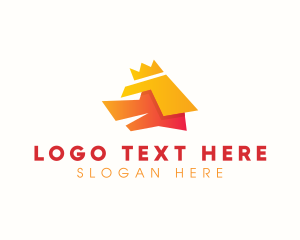 Pet Dog Crown logo design