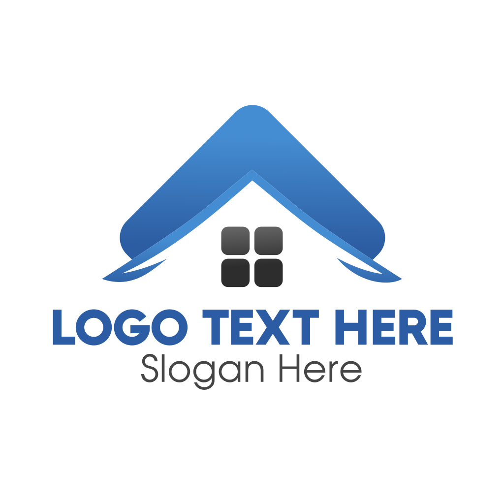 Blue Property Roof Logo | BrandCrowd Logo Maker