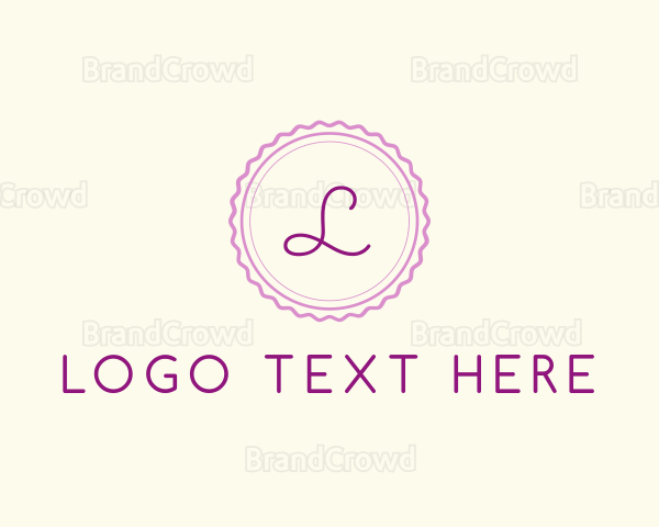 Cute Candy Stamp Logo