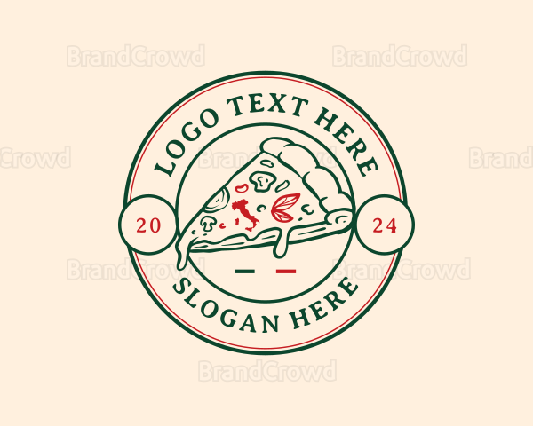 Italy Pizza Food Logo