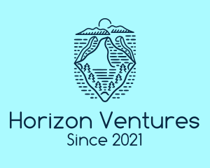 Blue Mountain Horizon logo design