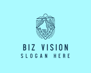 Blue Mountain Horizon logo design