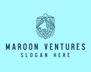 Blue Mountain Horizon logo design