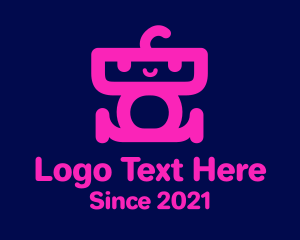 Developer - Sitting Kid Robot logo design