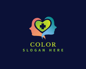 Healthcare Mental Wellness Logo