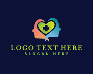 Healthcare Mental Wellness logo design