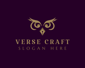 Owl Pen Calligraphy logo design