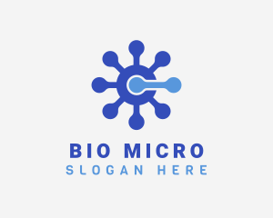 Microbiology - Bio Tech Letter C logo design