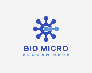 Microbiology - Bio Tech Letter C logo design
