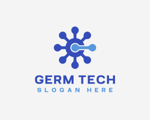 Germ - Bio Tech Letter C logo design