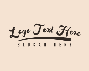 Clothing - Generic Script Startup logo design