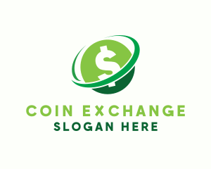 Currency - Dollar Currency Orbit logo design