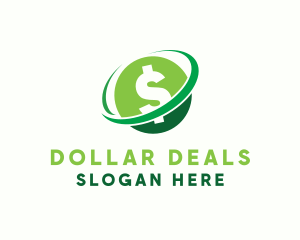 Dollar - Dollar Currency Orbit logo design