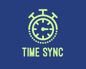 Timer Stopwatch Clock  logo design