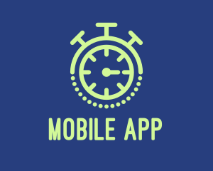 Minutes - Timer Stopwatch Clock logo design