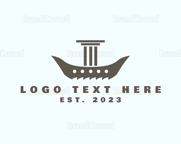 Pillar Column Ship Logo