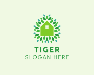 Vegetarian - Natural Leaf House logo design