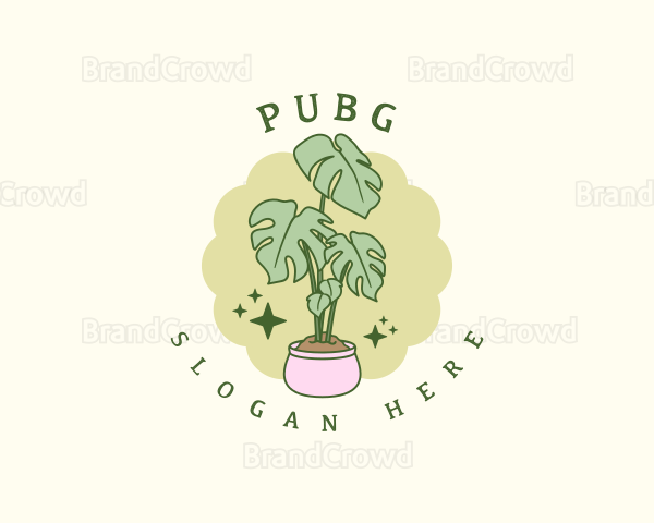 Nature Garden Plant Logo