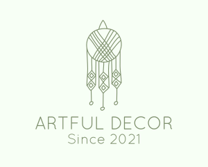 Hanging Macrame Decor logo design