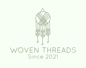 Woven - Hanging Macrame Decor logo design