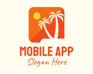 Tropical Island App logo design