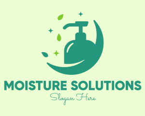 Sparkling Natural Liquid Soap logo design