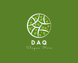 Vegan - Decorative Plant Tree logo design