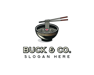 Ramen Noodles Dining Logo