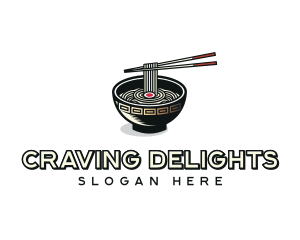 Ramen Noodles Dining Logo