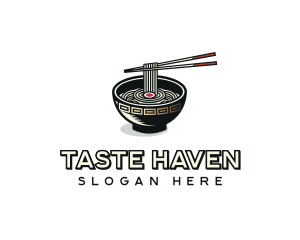 Ramen Noodles Dining logo design