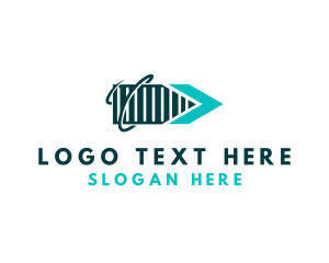 Container - Cargo Shipping Container logo design