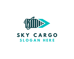 Imported Cargo Shipping Container logo design