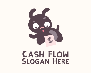 Shocked Dog Money logo design