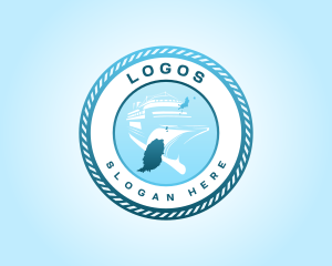 Island - Tourism Cruise Grenada logo design