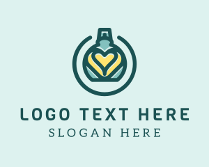 Teal - Teal Heart Cologne logo design