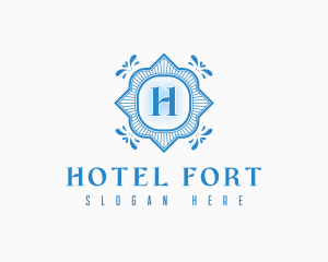 Vintage Antique Hotel logo design