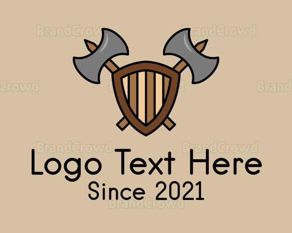 Battle Axe Shield Logo