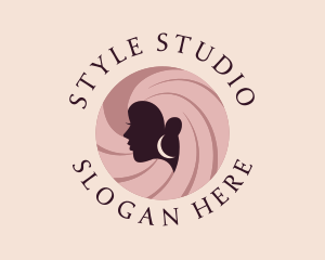 Beauty Hairdresser Woman logo design